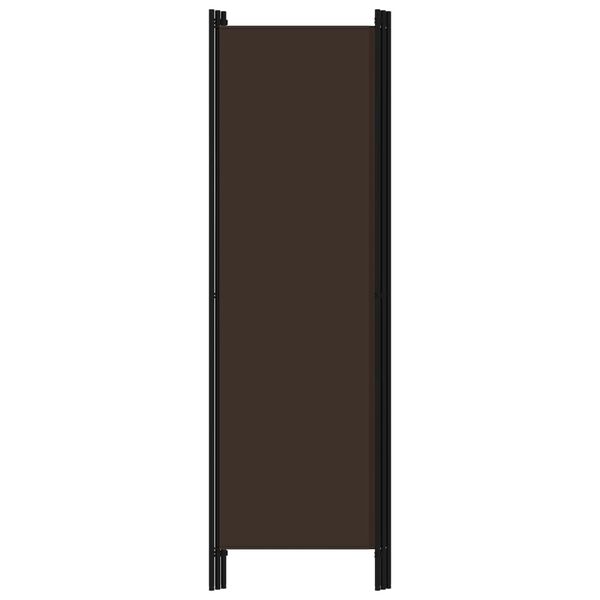 vidaXL 3-Panel Room Divider Brown 59.1"x70.9"
