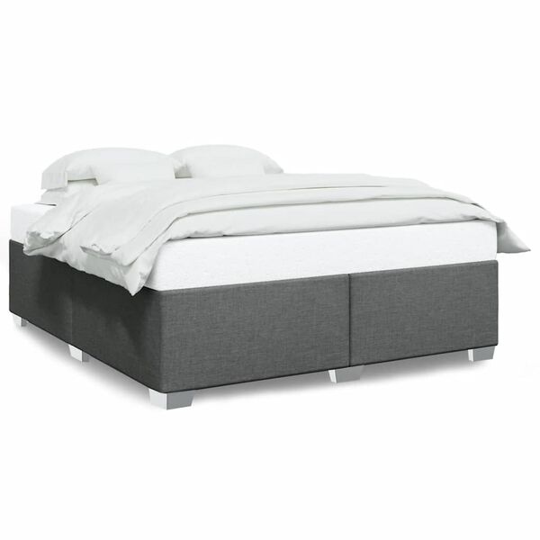 vidaXL Bed Frame Dark grey