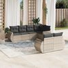 vidaXL Garden Sofa Set Light Grey, Dark Grey