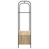 vidaXL Clothes Rack Brown Oak 100 x 44 x 160 cm Engineered Wood