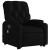 vidaXL Electric Stand Up Massage Recliner Chair Black