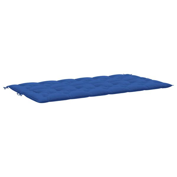 vidaXL Garden Bench Cushion Set of 2 Blue Oxford fabric, Hollow fiber