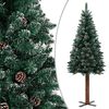 vidaXL Christmas Tree Green with white snow tips