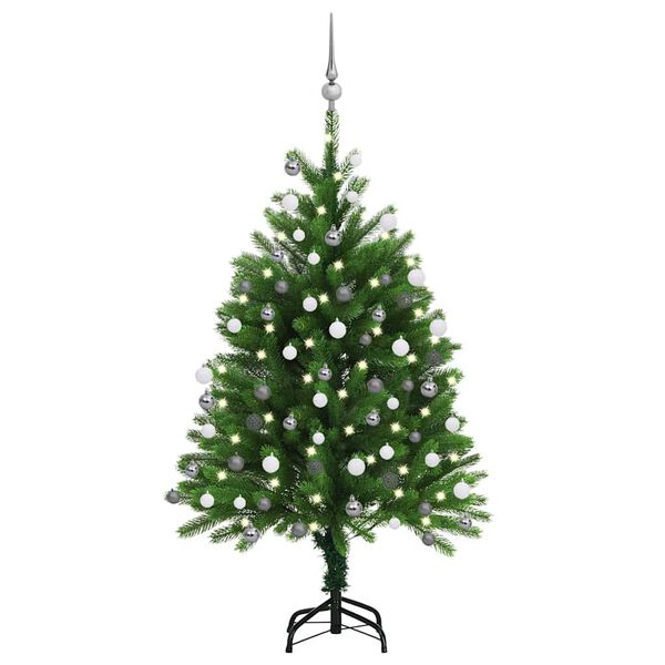 vidaXL Christmas Tree Green PE (Polyethylene), steel, plastic Medium