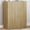 vidaXL File Cabinet Sonoma Oak 23.6"x12.6"x30.5" Engineered Wood