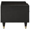 vidaXL Coffee Table Black Solid mango wood Medium Coffee Table