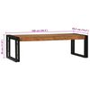vidaXL Coffee Table 2 pcs Brown 48 x 40 x 40 cm solid acacia wood