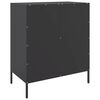 vidaXL Sideboard Black Steel One Size Sideboard Rectangular
