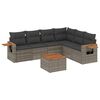 vidaXL Garden Sofa Set Grey