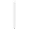 vidaXL Coffee Table Leg Set of 2 White Powder-Coated Steel Medium