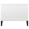 vidaXL Coffee Table High gloss white Engineered wood 35.4 x 19.7 x 15.7 in