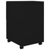 vidaXL File Cabinet Black Steel 15.4x17.7x26.4 in File Cabinet