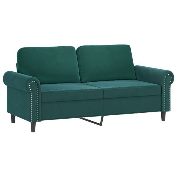 vidaXL Sofa Set Dark Green