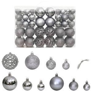 vidaXL Christmas Bauble Set of 100 Decorative Inlays Christmas Baubles