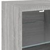 vidaXL TV Wall Cabinet Grey Sonoma Engineered wood