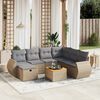vidaXL Patio Sofa Set Modular Outdoor Sofa Set Rectangular Modern