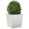 vidaXL Garden Planter Stainless Steel 19.7 in Durable Garden Planter