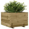 vidaXL Garden Planter Natural wood Vacuum pressure impregnated pinewood
