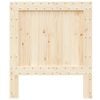 vidaXL Headboard Natural wood Solid pine wood Twin Bed Headboard