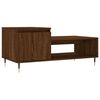vidaXL Coffee Table Brown Oak Engineered Wood Medium Coffee Table