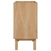 vidaXL Bathroom Sink Cabinet Honey brown Solid pine wood, engineered wood
