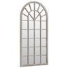 vidaXL Mirror Sand Iron, Glass 35.4x17.7 in Mirror Gothic