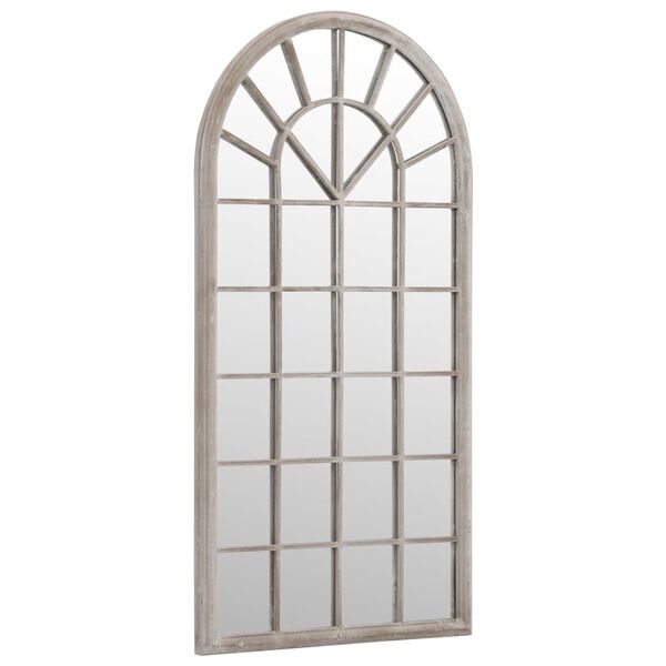 vidaXL Mirror Sand Iron, Glass 35.4x17.7 in Mirror Gothic