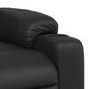 vidaXL Massage Recliner Chair Black Faux Leather, Metal, Plywood Single