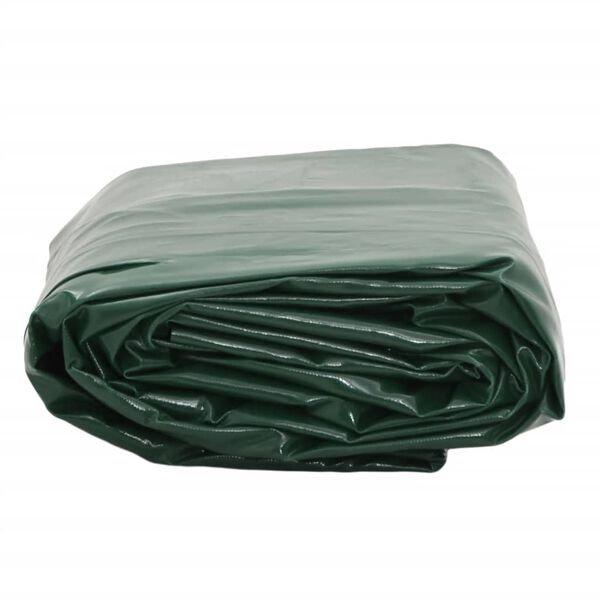 vidaXL Tarpaulin Green 11.5x16.4' 7.11 oz/ft&sup2;
