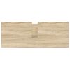 vidaXL Bathroom Basin Cabinet Sonoma Oak Engineered Wood Medium