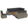 vidaXL Garden Sofa Set Grey