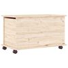 vidaXL Storage Chest Natural wood Solid pine wood Medium Storage Chest