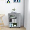vidaXL Rolling Cabinet Grey Sonoma Engineered wood Medium Rollable