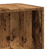 vidaXL Side Table Old wood Engineered wood 13.0 x 13.0 x 13.4 in Storage