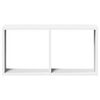 vidaXL Wall Cabinet White Engineered wood Medium Wall Cabinet