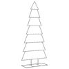 vidaXL Metal Christmas Tree for Decoration Black 82.7"