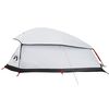 vidaXL Camping Tent Dome 1-Person White Blackout Fabric Waterproof