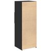 vidaXL Highboard Black Engineered wood Standard Highboard Rectangular