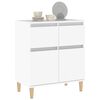 vidaXL Sideboard White Engineered wood Medium Sideboard Rectangular