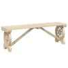 vidaXL Garden Bench Natural wood Solid fir wood 45.3 in Durable