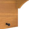 vidaXL Wall-mounted Coat Rack Natural Brown Solid Pine Wood, Engineered Wood