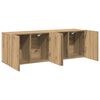 vidaXL TV Cabinet Set of 2 Artisan Oak Engineered wood Medium