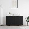 vidaXL Sideboard Black 53.15 x 16.14 x 29.53 in Engineered Wood