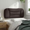 vidaXL Headboard Cushion Dark Brown 100% polyester 31.5 x 5.9 x 18.9 in