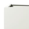 vidaXL Garden Planter White Steel Large Durable Garden Planter