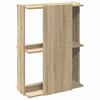 vidaXL Bookcase Sonoma oak Engineered wood Small Bookcase Rectangular
