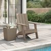 vidaXL Garden Adirondack Chair Light brown Polypropylene (PP) Medium