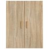vidaXL Hanging Wall Cabinet Sonoma oak Engineered wood