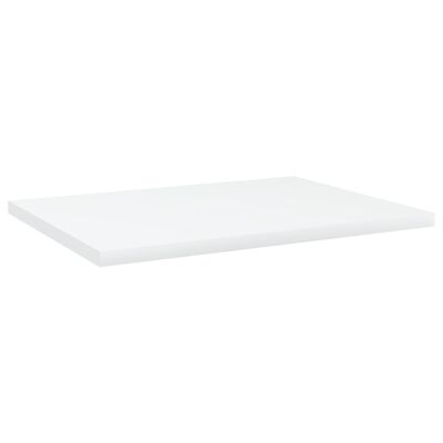 vidaXL Bookshelf Boards 8 pcs White 15.7"x11.8"x0.6" Engineered Wood