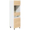 vidaXL Refrigerator Cabinet Sonoma oak Engineered wood Tall